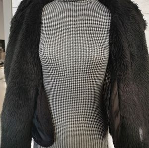 AX women Black Fur jacket.